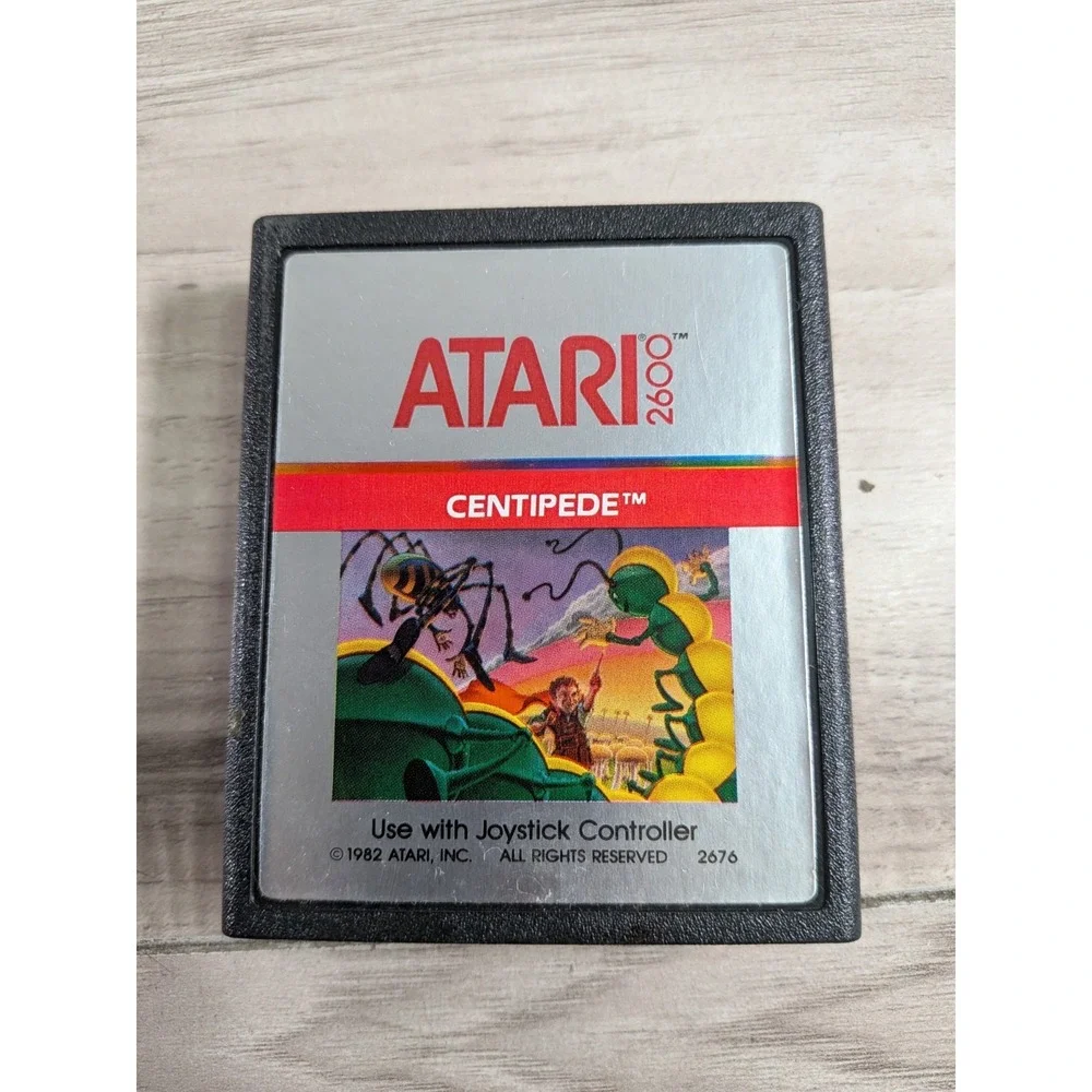 Atari 2600 Centipede Video Game - Cartridge With Manuals VTG 80S ARCADE - 1982